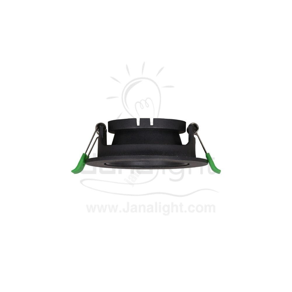 سبوت لايت فارغ متحرك مدور بلاستك رمادي جنى لايت JN402 single round grey Spotlight frame